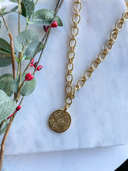 Statement Coin Necklace
