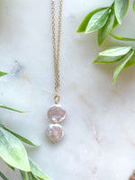 Piper's Two Pearl Pendant Necklace