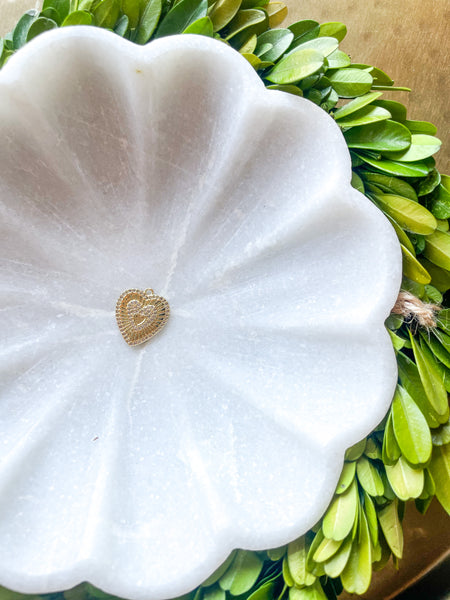 Charm Bar: Pave Heart Charm