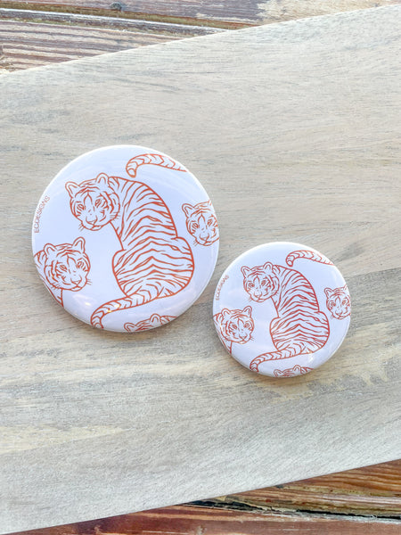 "Tigers" Game Day Button