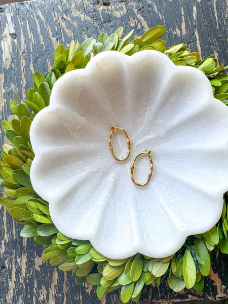 Gold Oval Charm