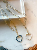 Enamel Heart Necklace