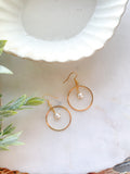 Pearl Hoop Earrings
