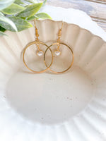 Pearl Hoop Earrings