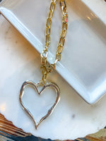 Oversized Heart Necklace'