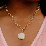 White Stone Necklace