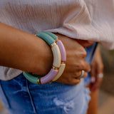 Large Acrylic Beaded Bracelet
