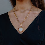 White Stone Necklace