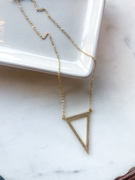 Triangle Pendant Necklace