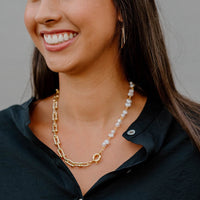 Half Pearl Necklace