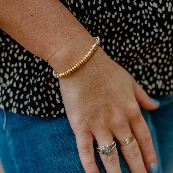 Not Round Beaded Bracelet